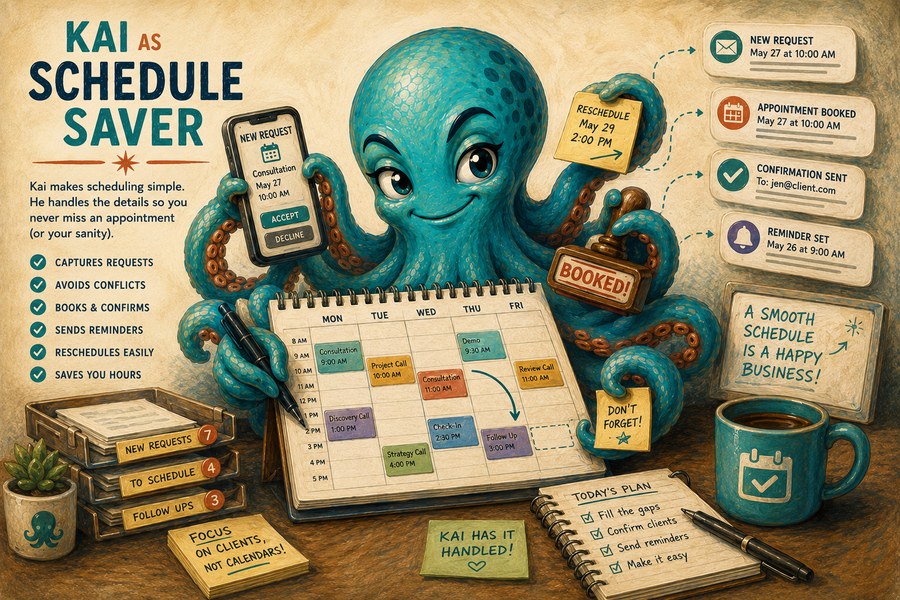 Kai as Schedule Saver