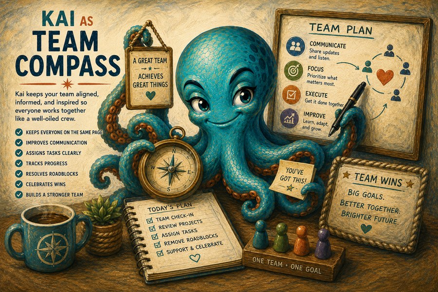 Kai as Team Compass